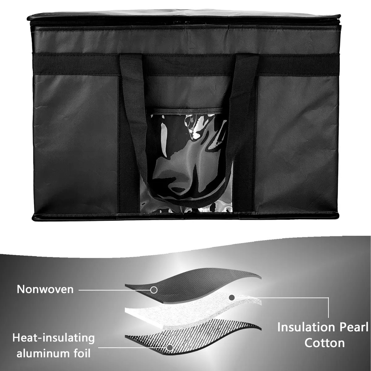 Yalin XXL Large Insulated Cooler Bag 42L (20" x 13" x 10") | Keeps Food Hot or Cold Up to 4 Hours - view 4