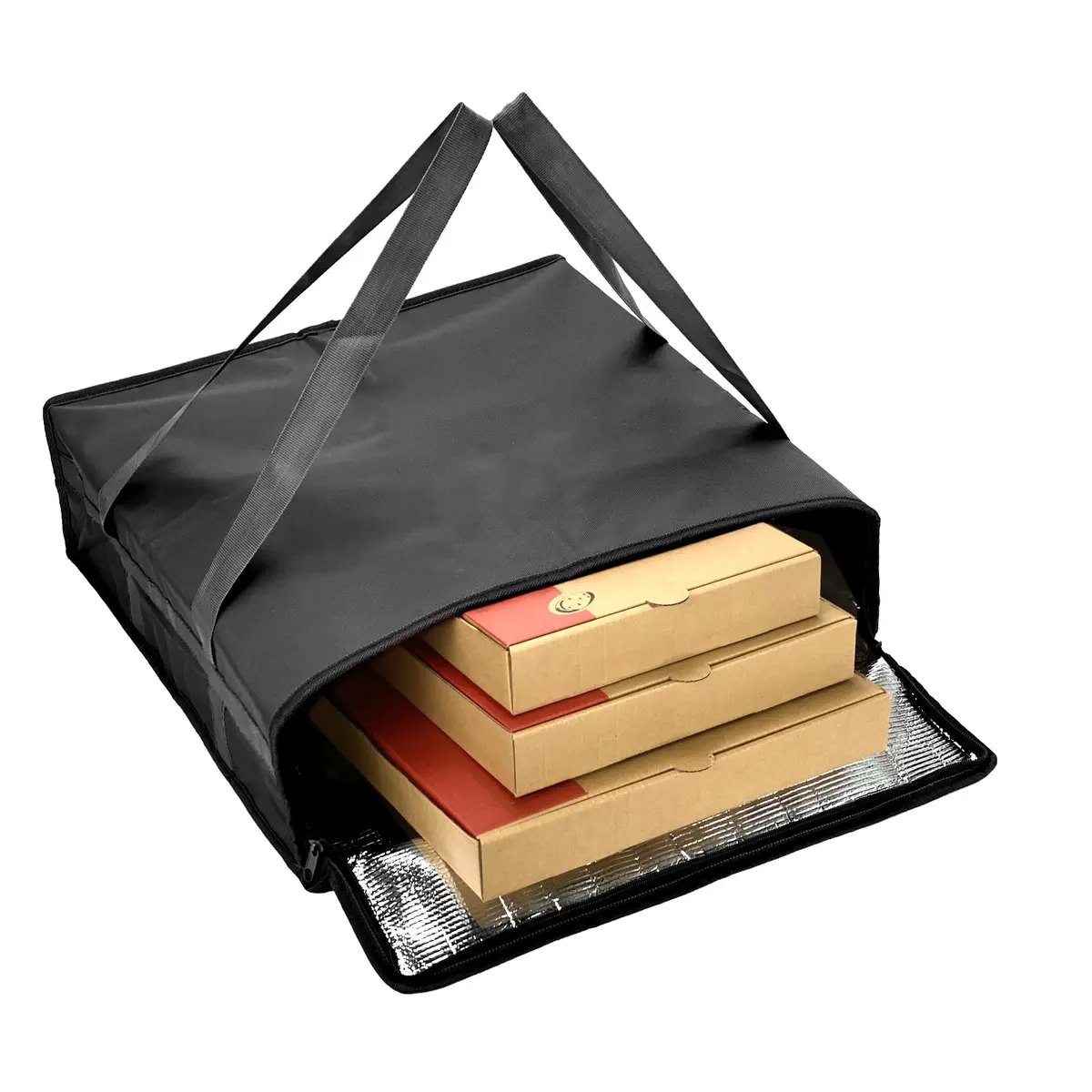 Yalin Insulated Pizza Delivery Bag, 20" x 20" x 6" | Keeps Food Hot or Cold for Hours - view 2