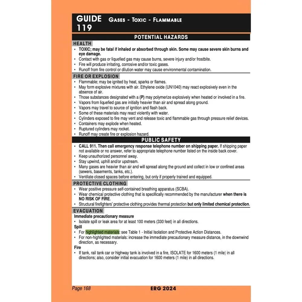 J. J. Keller 2024 Emergency Response Guidebook (ERG), Soft Bound, 25 Pack | Pocket Emergency Preparedness - view 5