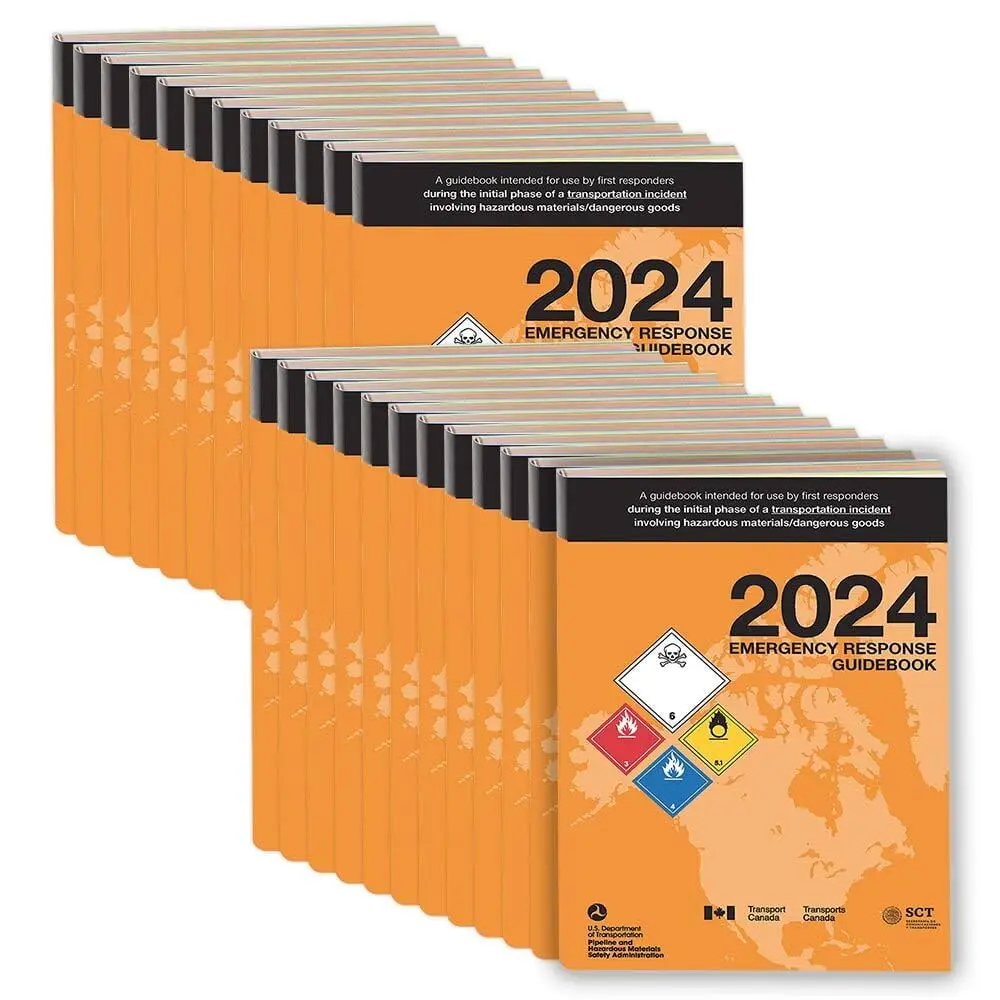 J. J. Keller 2024 Emergency Response Guidebook (ERG), Soft Bound, 25 Pack | Pocket Emergency Preparedness - main product image