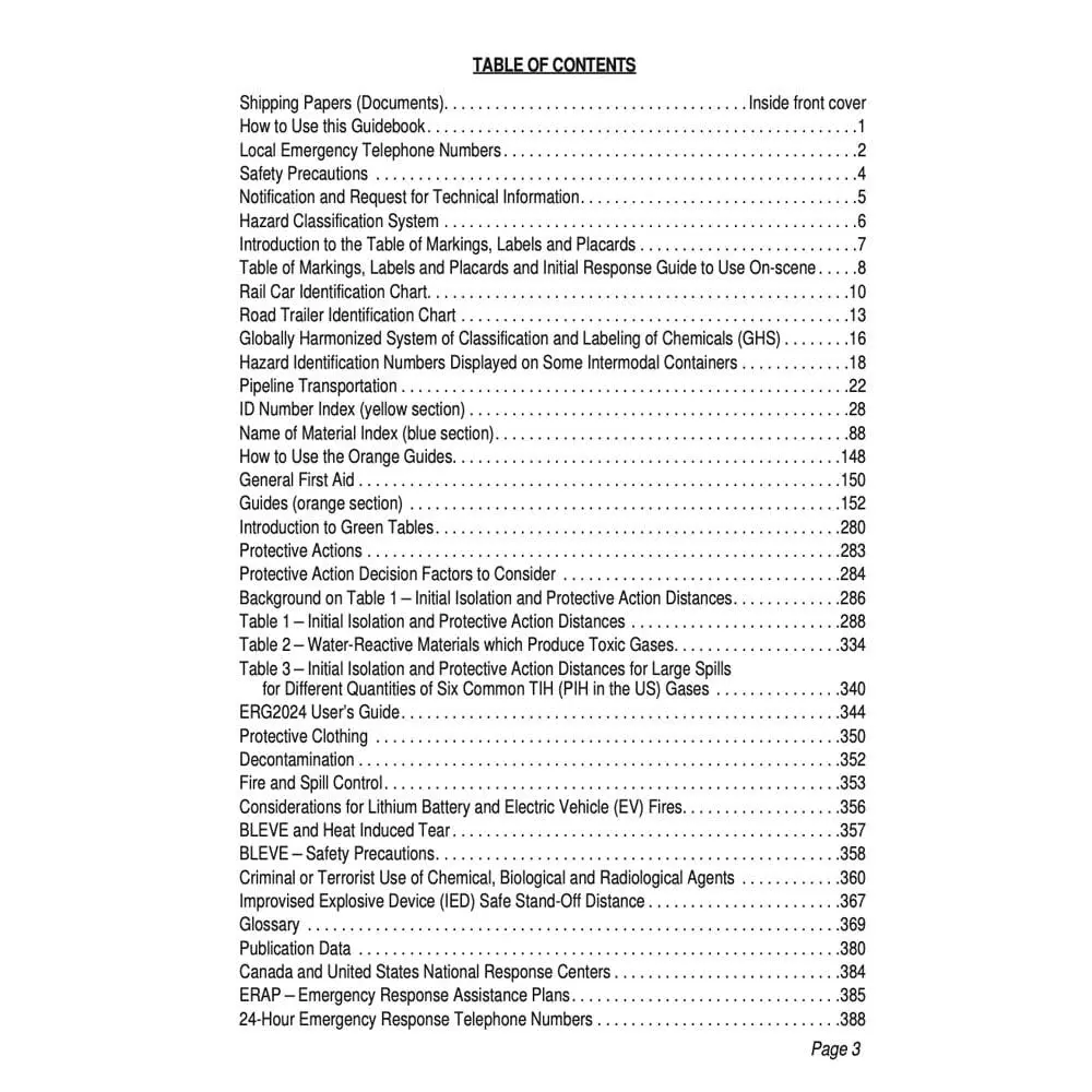 J. J. Keller 2024 Emergency Response Guidebook (ERG), Soft Bound, 25 Pack | Pocket Emergency Preparedness - view 3