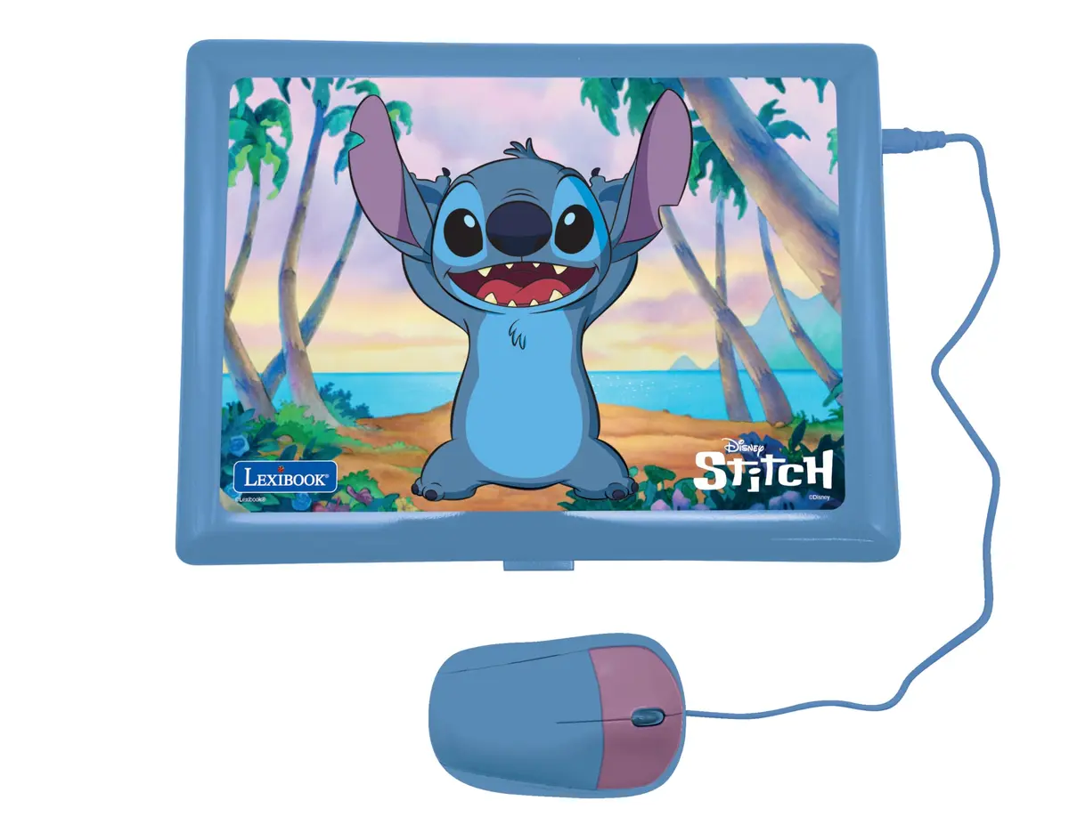 LEXiBOOK Disney Stitch Educational Laptop for Kids 124 Activities | Bilingual Learning & Fun (70-120 chars) - view 2