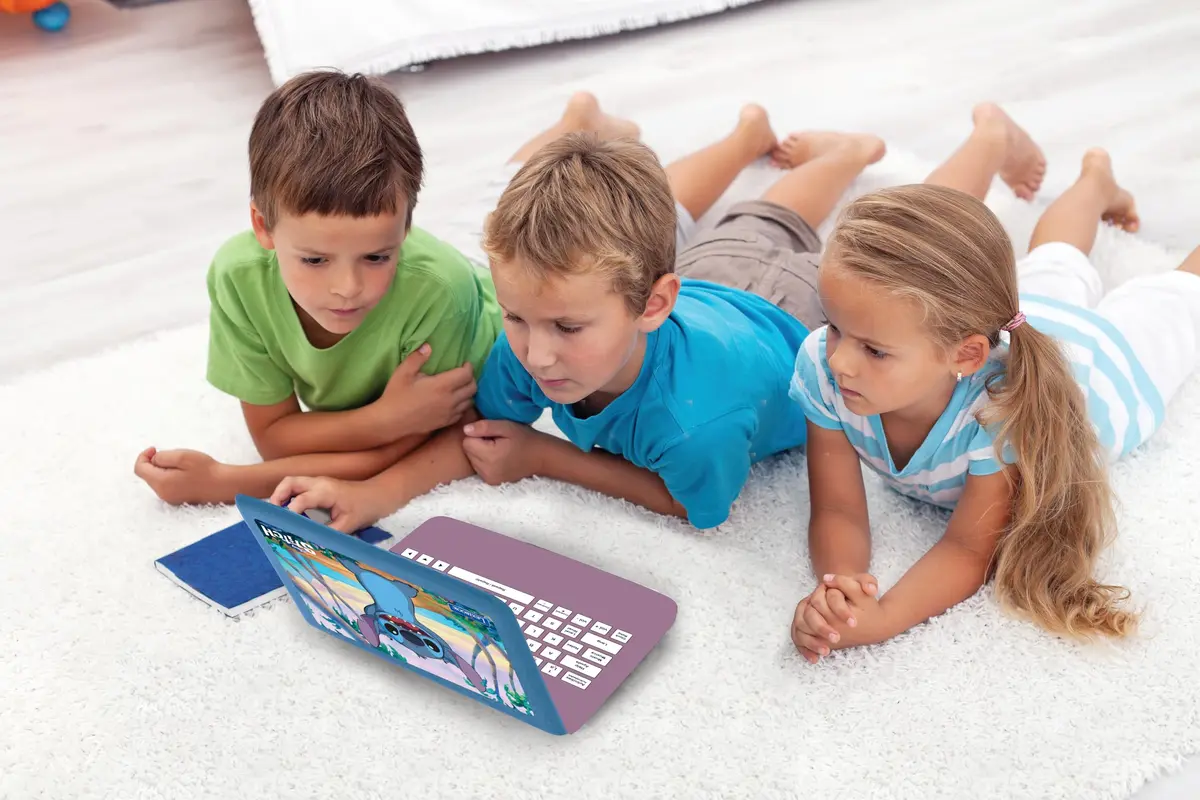 LEXiBOOK Disney Stitch Educational Laptop for Kids 124 Activities | Bilingual Learning & Fun (70-120 chars) - view 4