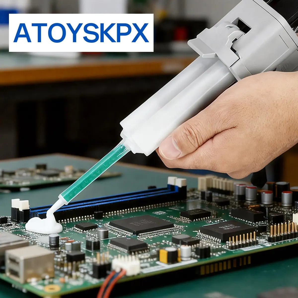 ATOYSKPX 50pcs Epoxy Mixing Nozzle Heads for 50ml AB Guns | Static Mixer Resin Tips (1:1/2:1 Ratio) - view 6