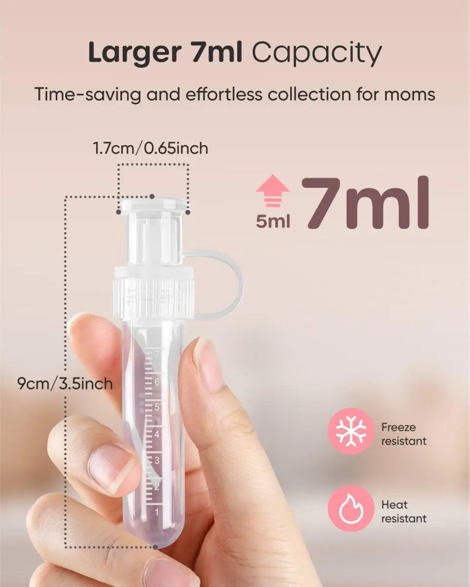 Nuliie Colostrum Collector Kit 7ml (6 Count) | BPA-Free Silicone for Newborn Feeding - view 2