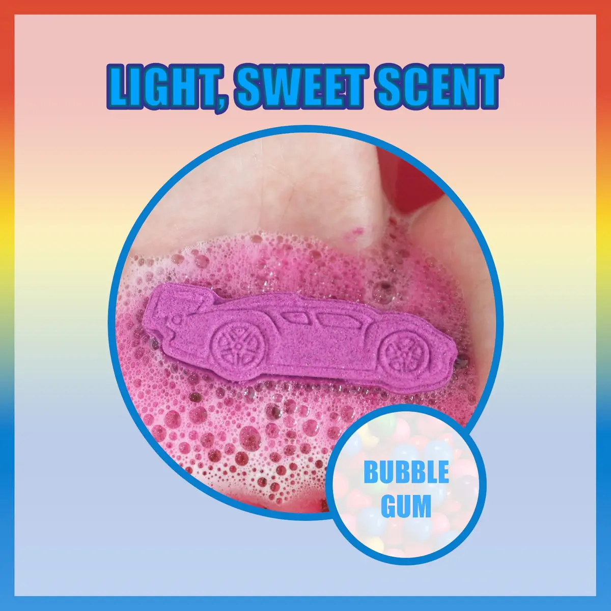 Townley Girl Hot Wheels Bath Bomb Set, 6-Piece Bubble Gum Scented, Ages 3+ | Colorful Fizzies for Kids - view 4