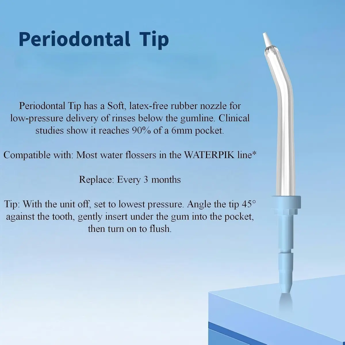 FreFeel Replacement Heads for Waterpik Water Flosser | Compatible with Most Waterpik Models - view 3