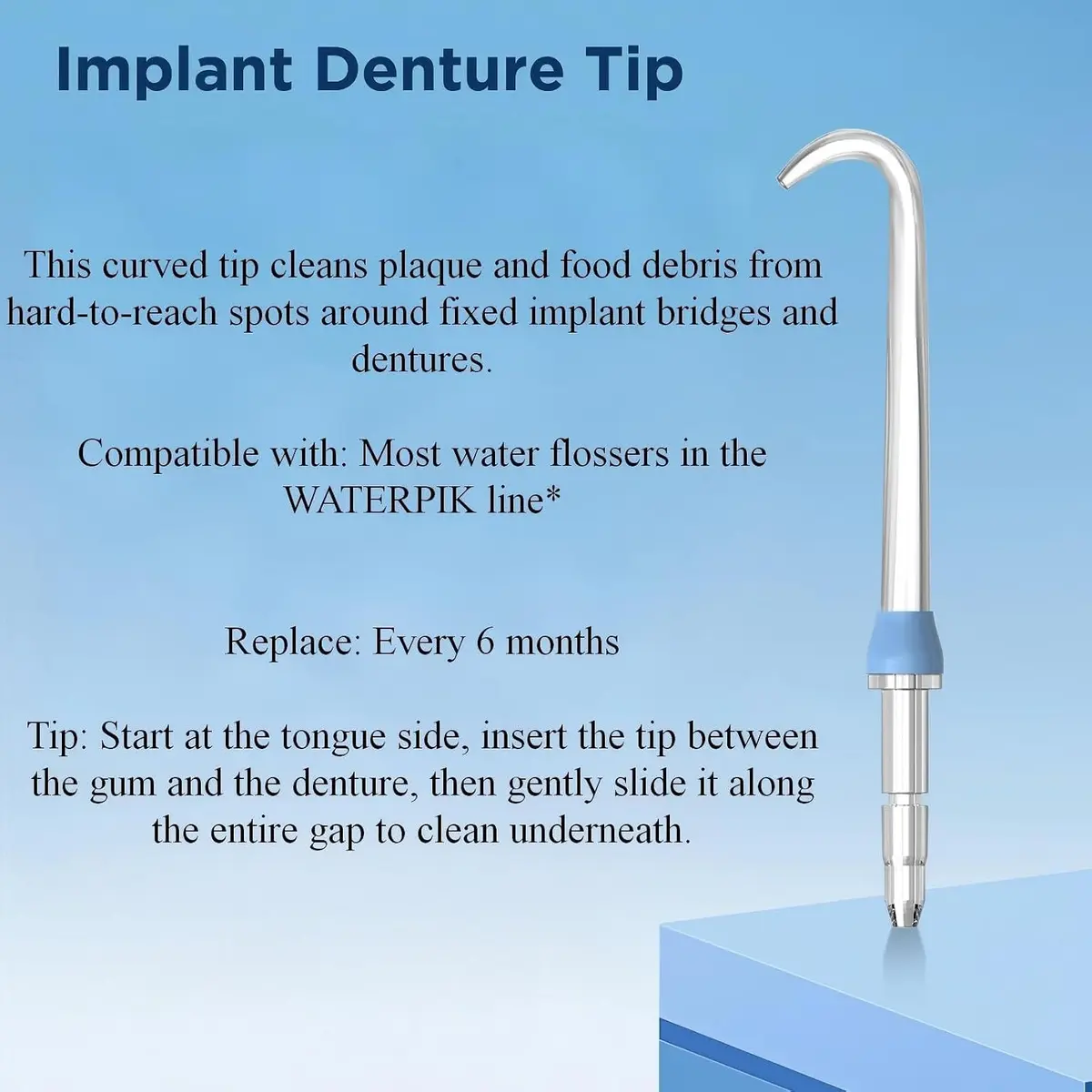 FreFeel Replacement Heads for Waterpik Water Flosser | Compatible with Most Waterpik Models - view 4