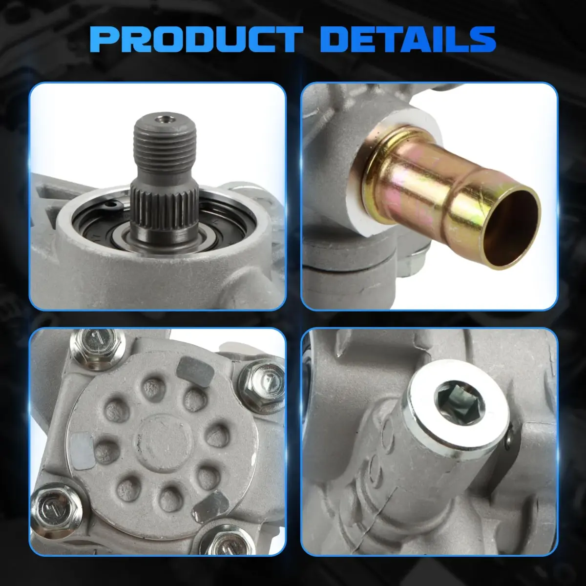 YOMALL Power Steering Pump 21-5919 for 1998-2002 Honda Accord 2.3L | Direct Fit Replacement - view 4