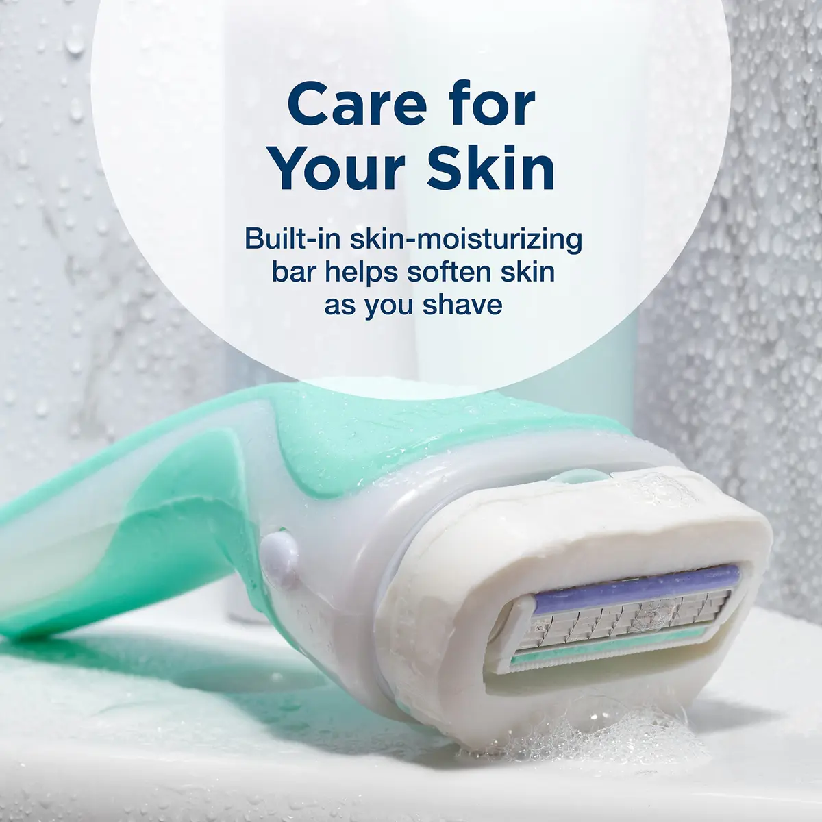 INTUITION Razors Bundle - Refills with Cocoa Butter & Sensitive Skin | 4-Blade Pivoting Cartridges, Vegan, Hypoallergenic (70-120 chars) - view 7
