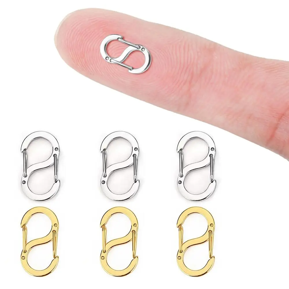 Booge Double Opening Lobster Clasp 6 mm x 12 mm Stainless Steel | Secure Jewelry Making Findings - main product image