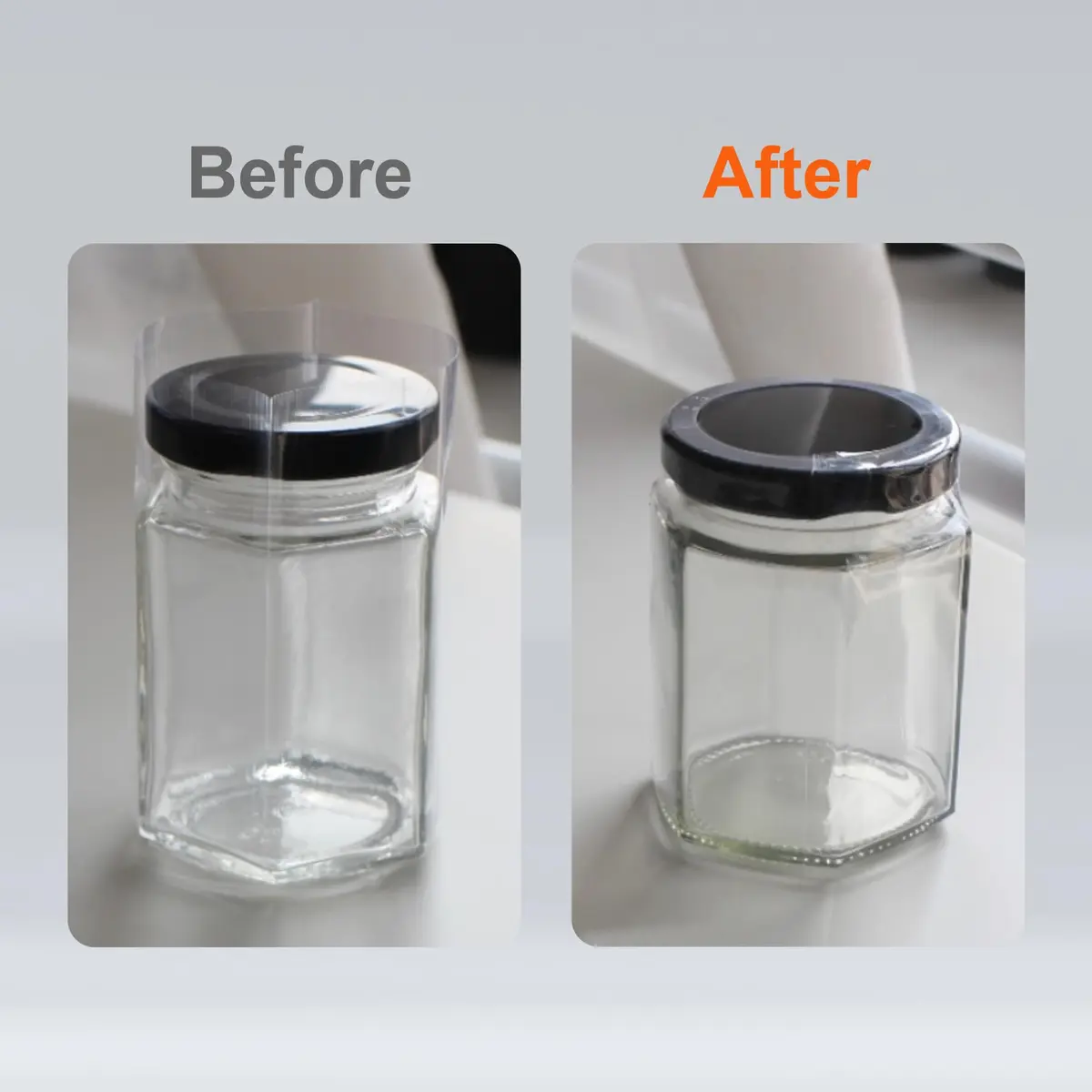 CANWUPON 600Pcs PVC Shrink Wrap for Bottles & Jars | Tamper-Proof Seal (115x30mm) - view 4