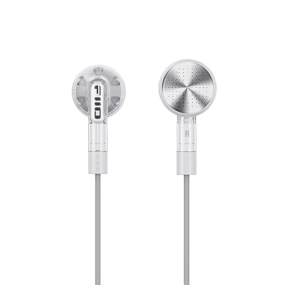 FiiO FF1 14.2mm Dynamic Driver Wired Earbuds with Microphone, Translucent | HiFi Music & Gaming - view 2