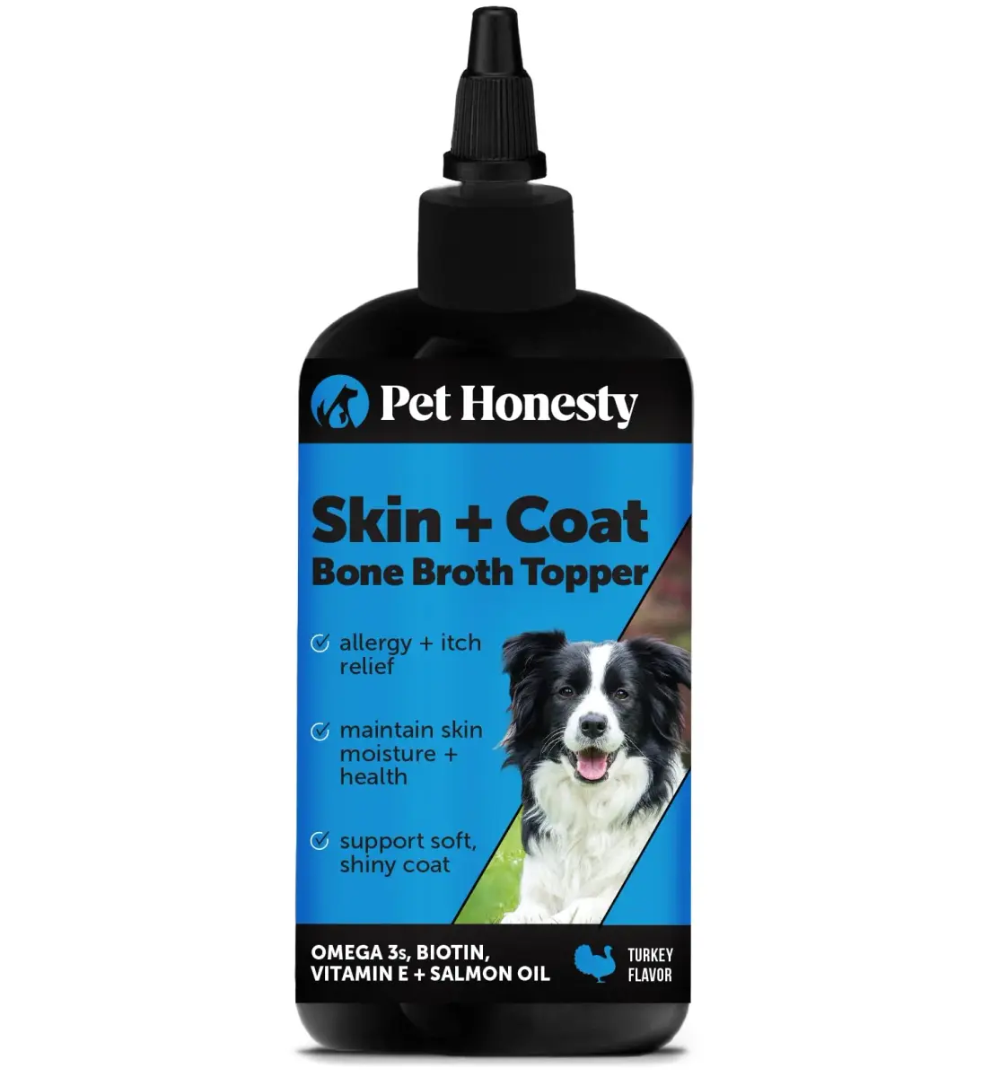 Pet Honesty Skin + Coat Health Oil for Dogs with Salmon Oil 355ml (12 oz) | Nutritionist Approved for Allergy Itch Relief - main product image