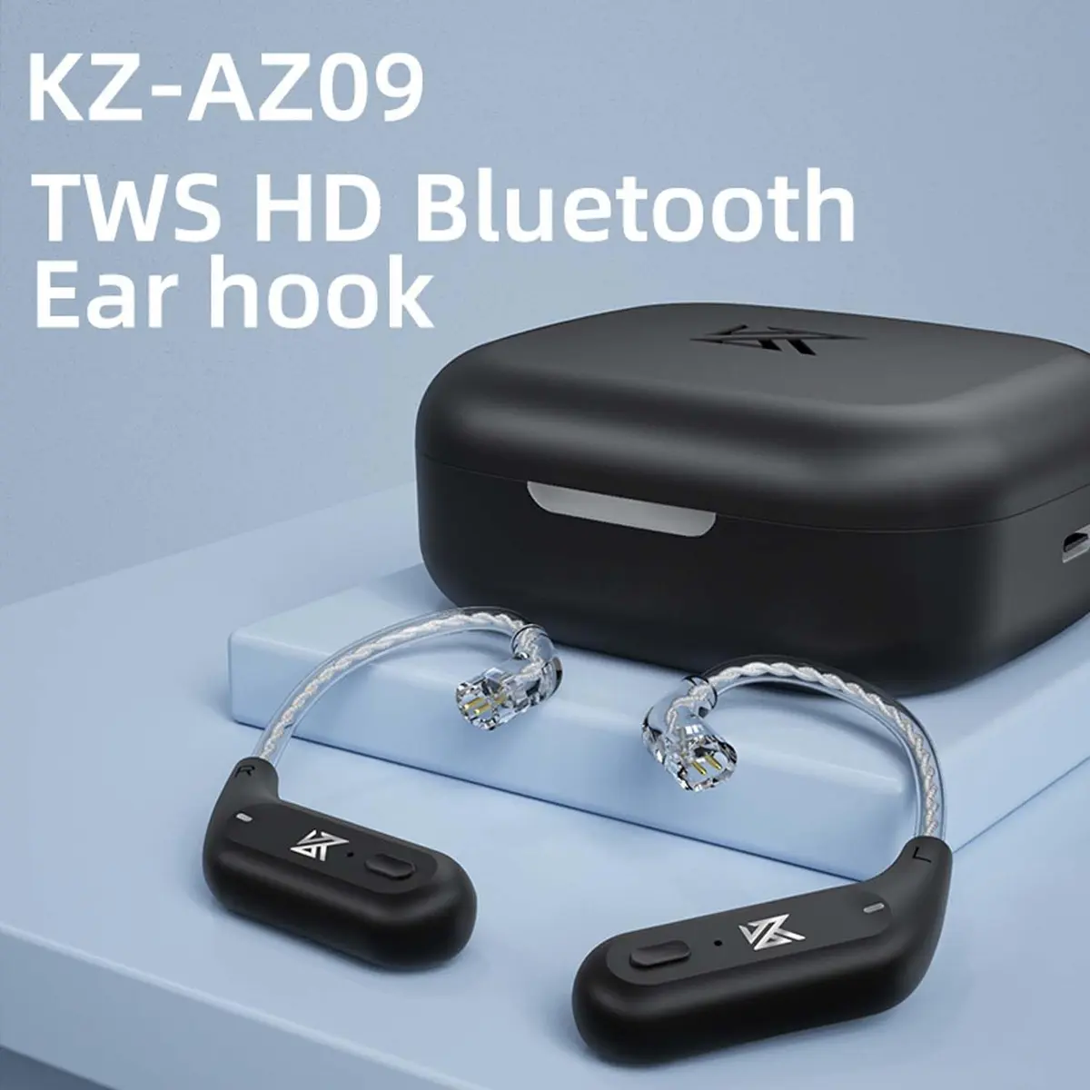 EZ EAR KZ AZ09 Wireless IEM Bluetooth Adapter 5.4 Module Noise Isolation C-pin for KZ ZS10 PRO/ZS12 PRO X - view 2