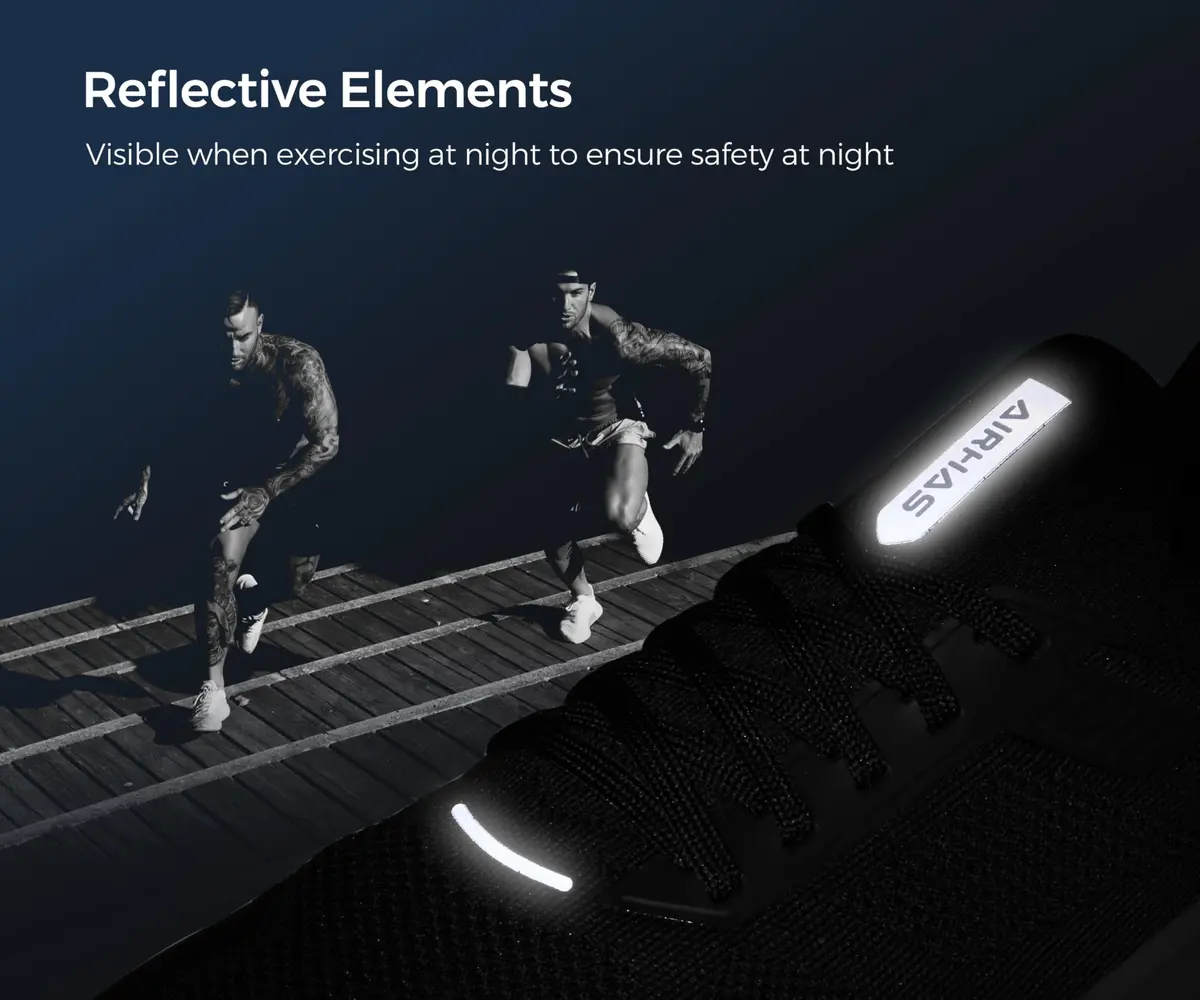 AIRHAS Men's Barefoot Running Shoes Zero Drop Minimalist Sneakers with Anatomical Toe Box, 24.5cm (9.5 US) | Natural Foot Movement - view 5