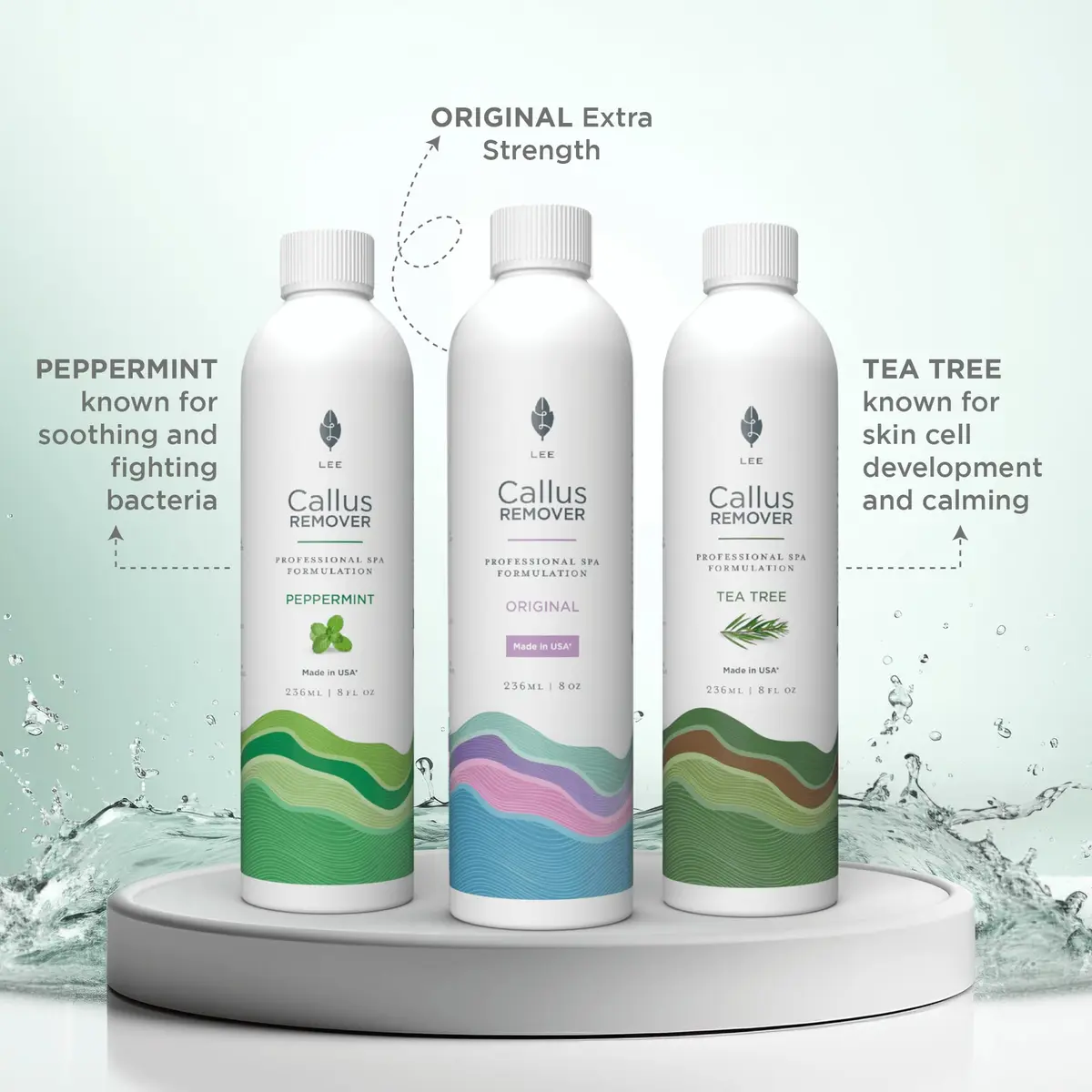 Lee Beauty Professional Gel Callus Remover 236ml (8 Fl Oz) | Fast-Acting Formula for Cracked Heels & Dead Skin - view 7