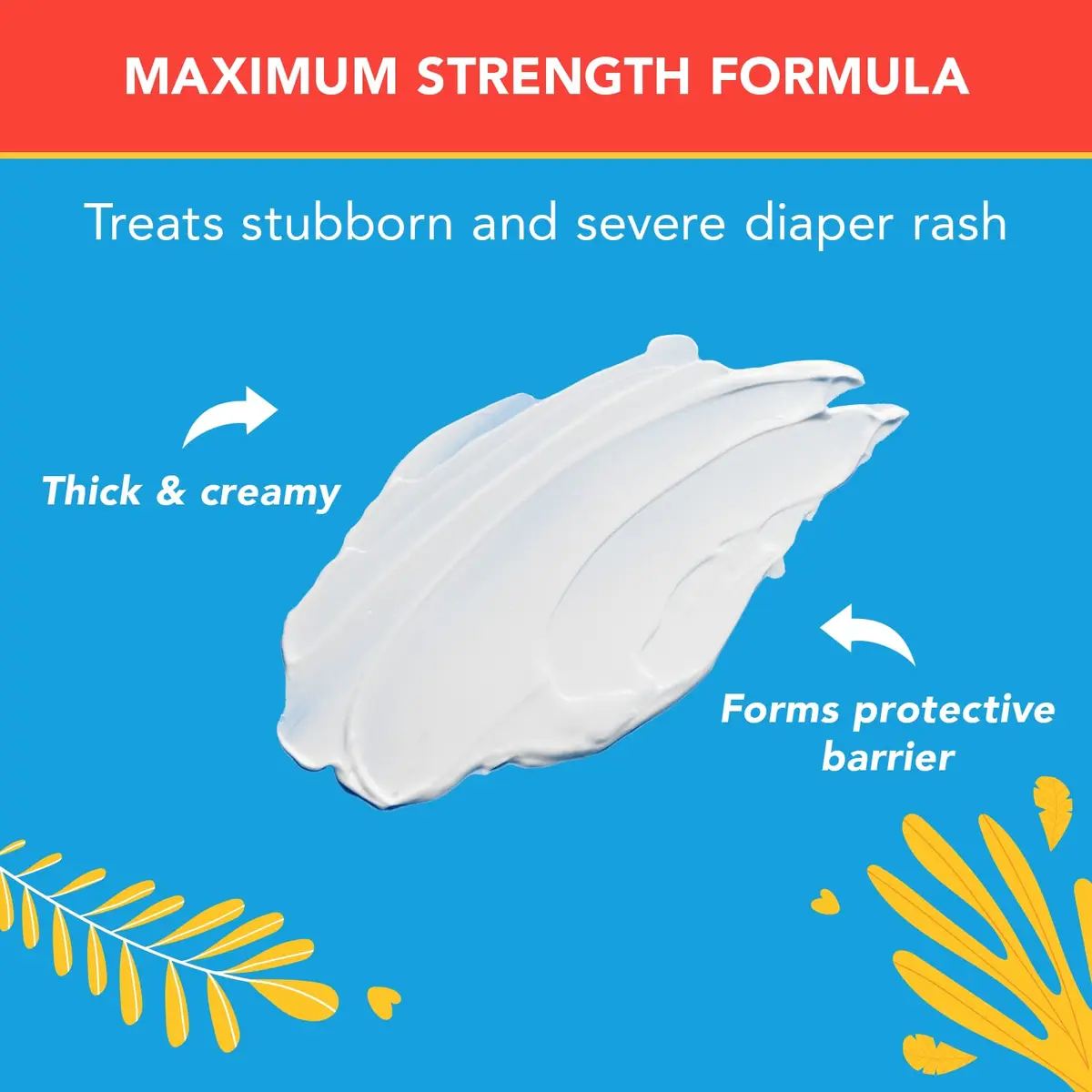Triple Paste 3X Max Strength Diaper Rash Ointment, 40% Zinc Oxide, 6 oz | Fast Relief for Severe Baby Rash - view 4