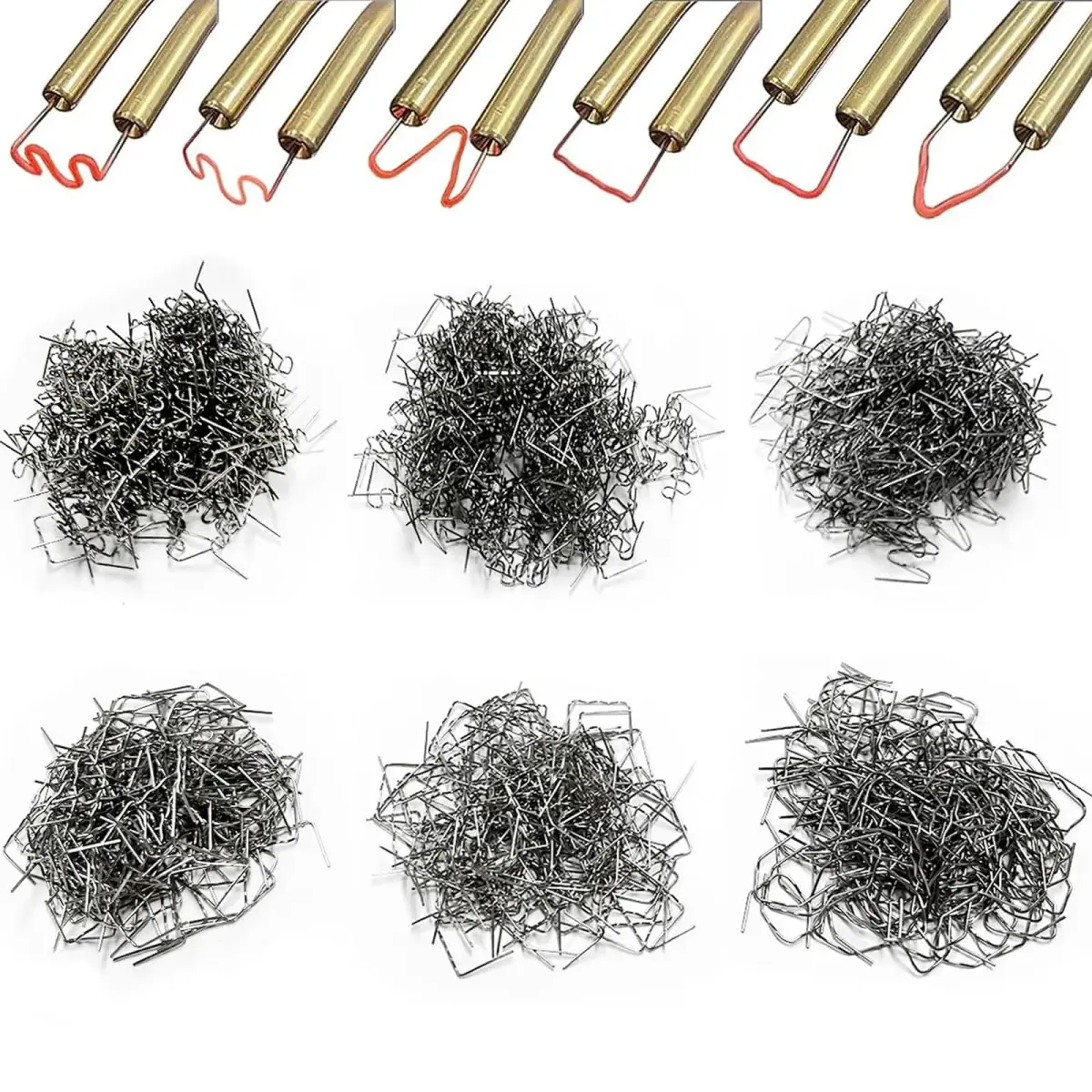 Sawvolker 3000PCS Hot Staple Plastic Welder Staples Kit | 0.6mm & 0.8mm Stainless Steel for Auto & Furniture Repair - main product image