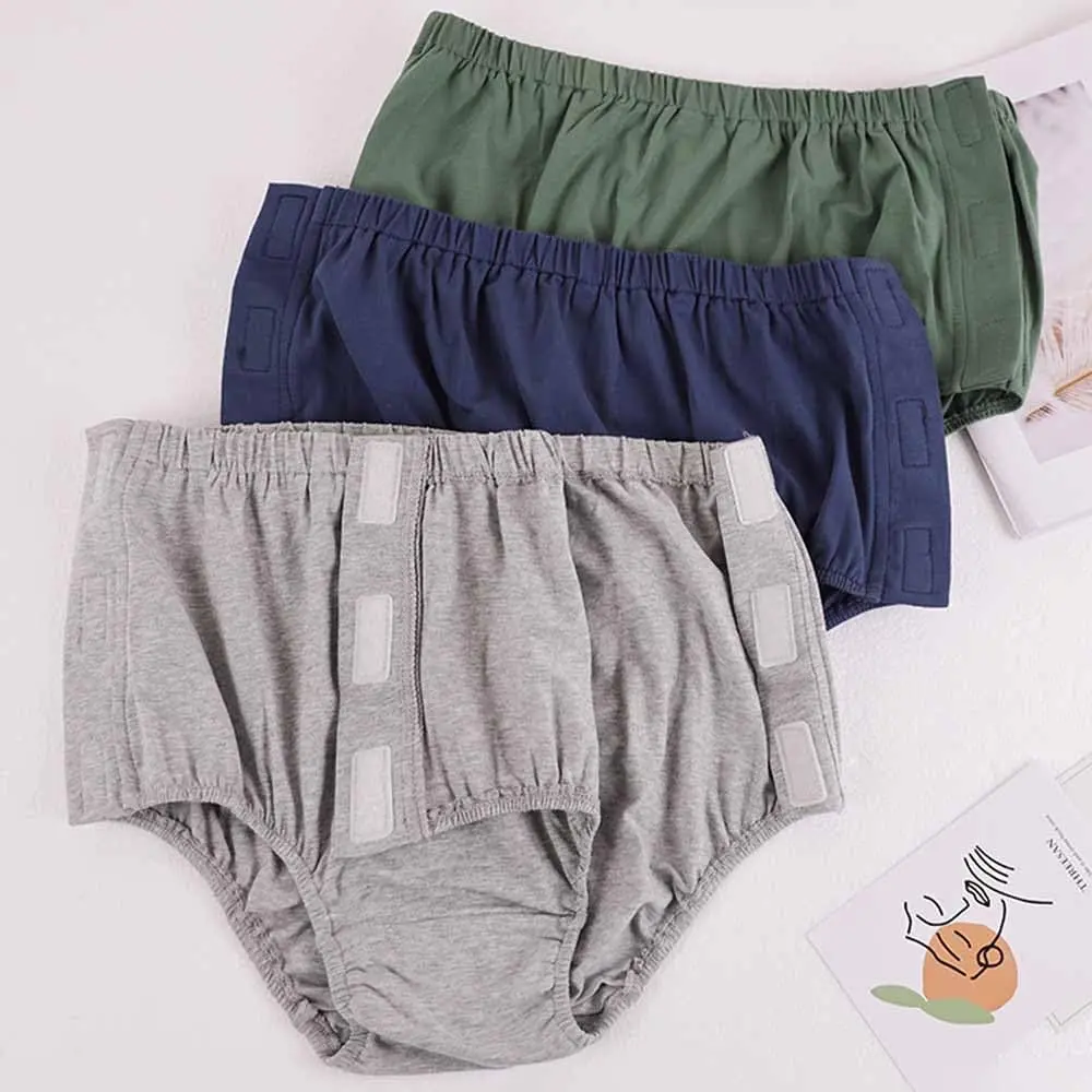 Lmaray Post Surgery Cotton Underwear for Women | Reusable Incontinence Briefs, Tear Away, 3 Pack, Large - view 7