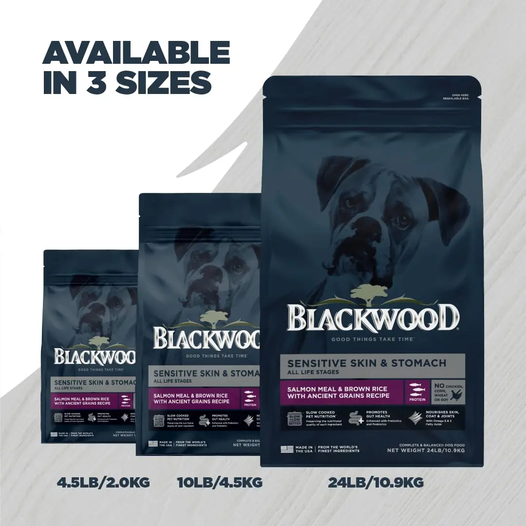 Blackwood Sensitive Premium Dry Dog Food Salmon Meal & Brown Rice | Supports Digestion & Skin (120 chars) - view 9