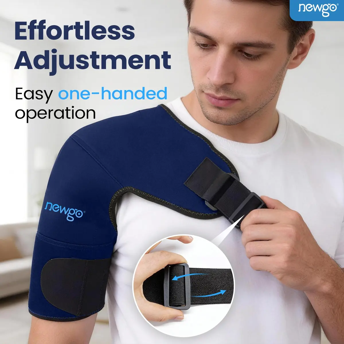 NEWGO Shoulder Ice Pack XL | Full Shoulder Coverage for Post-Surgery & Pain Relief - view 7