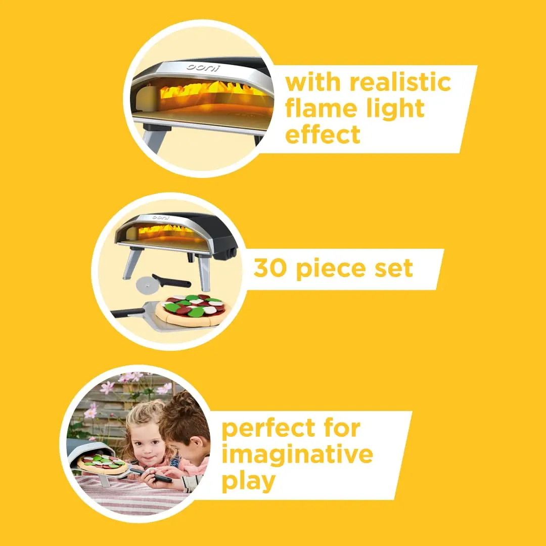 Casdon Ooni Koda Pizza Oven Toy for Children 3+ | Flame-Effect Light - view 5