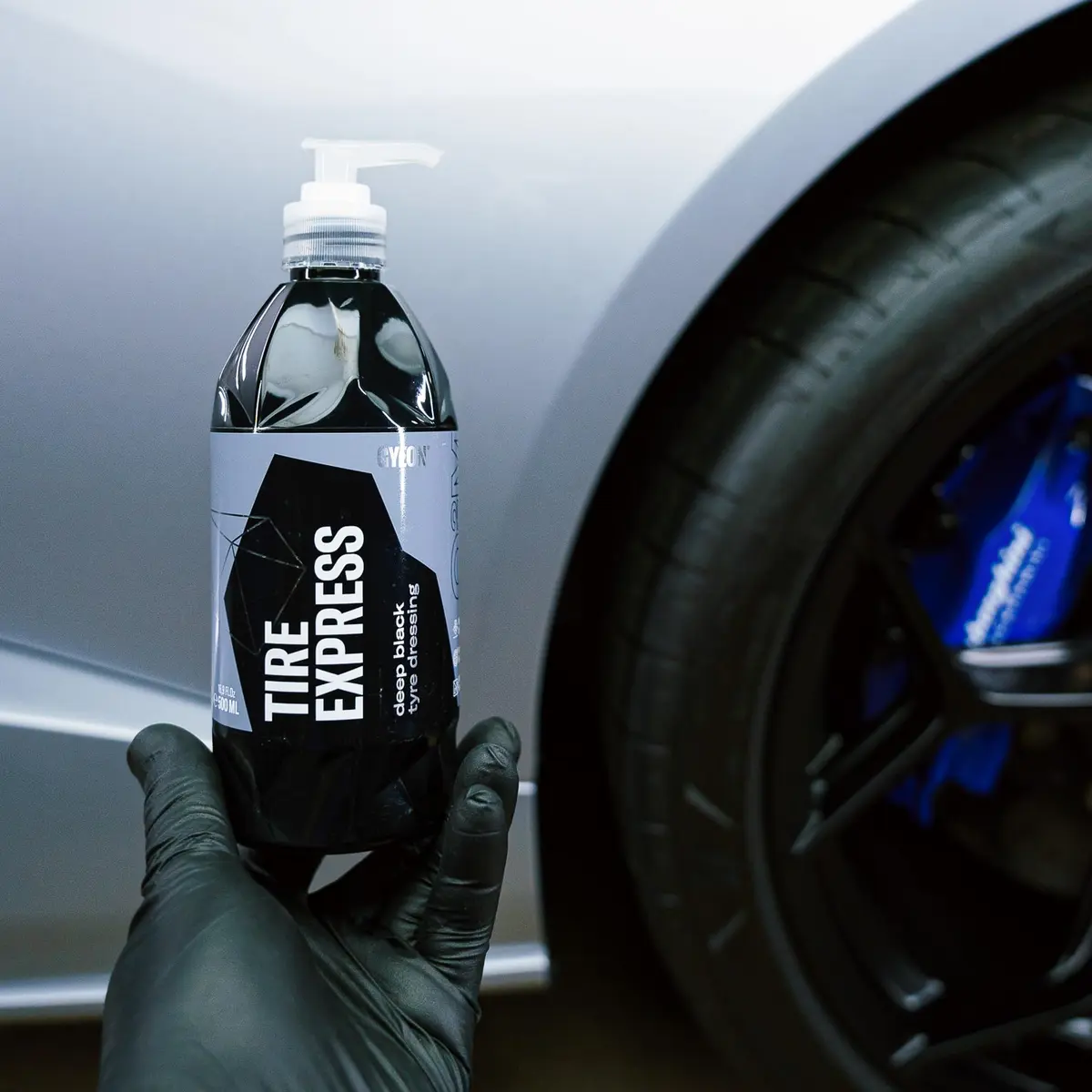 Gyeon Tire Express Satin Tire Shine 500ml | Natural Finish, UV & Water-Repellent - view 7