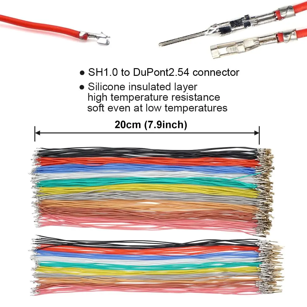 elechawk ELECTRONIC CABLE 20cm | Flexible, High-Quality Connectors for Flight Controllers - view 5