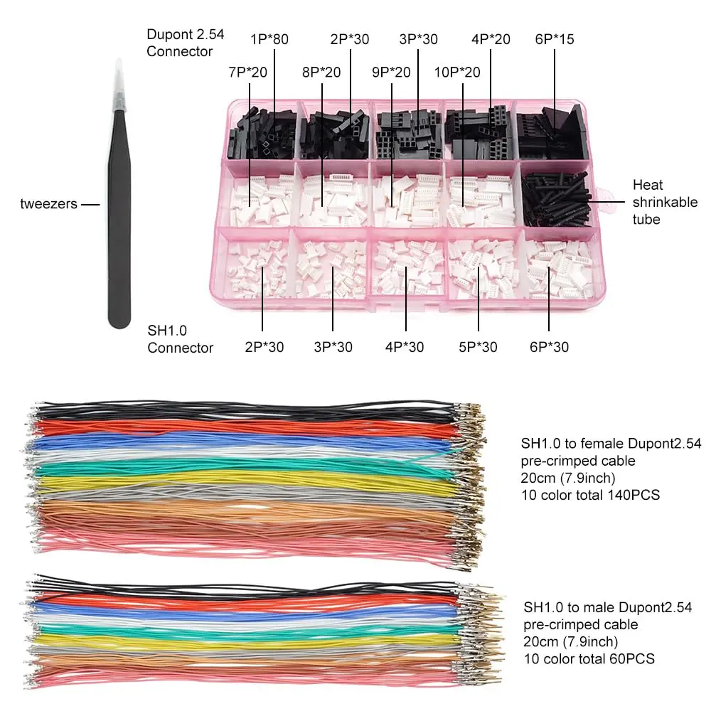 elechawk ELECTRONIC CABLE 20cm | Flexible, High-Quality Connectors for Flight Controllers - view 2