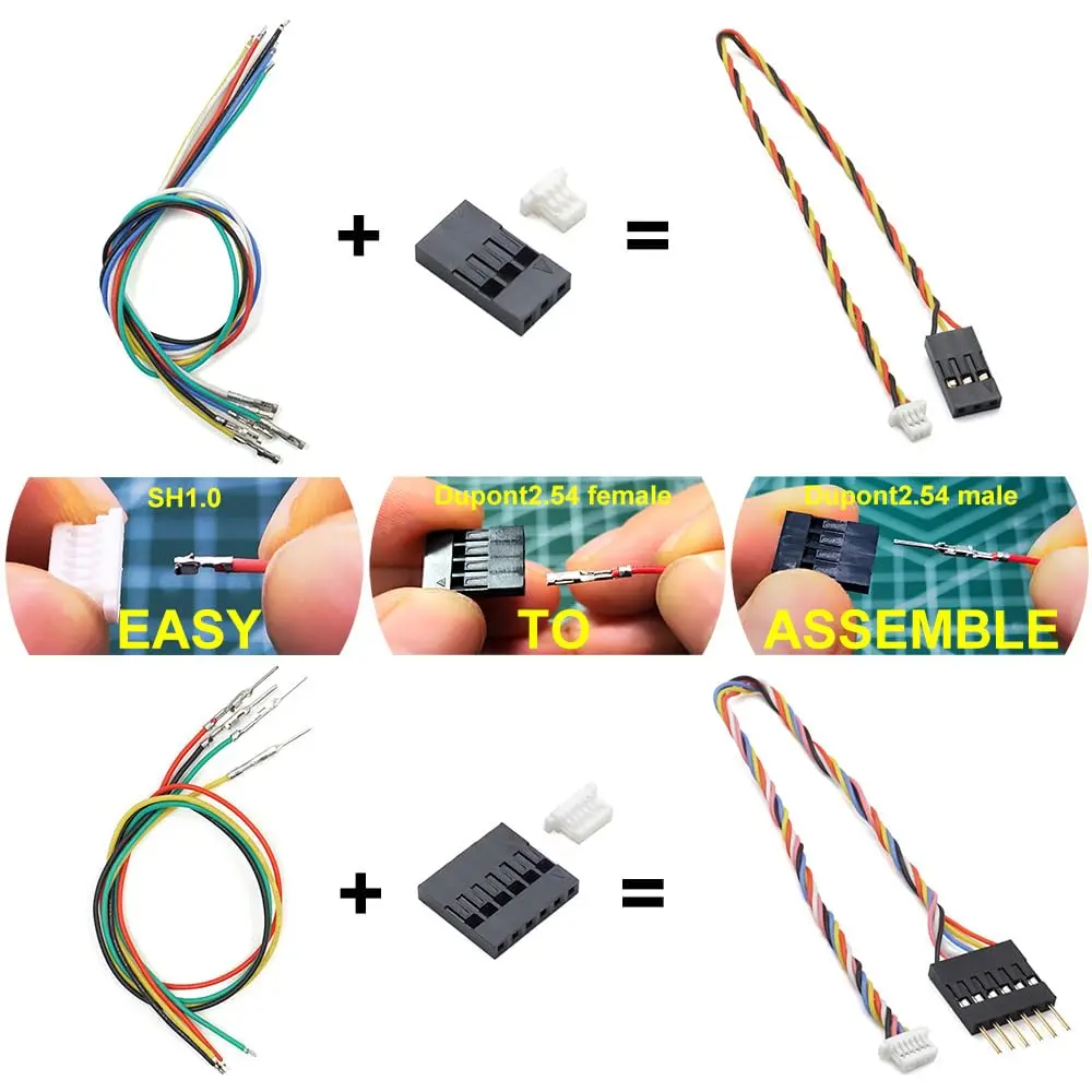 elechawk ELECTRONIC CABLE 20cm | Flexible, High-Quality Connectors for Flight Controllers - view 3