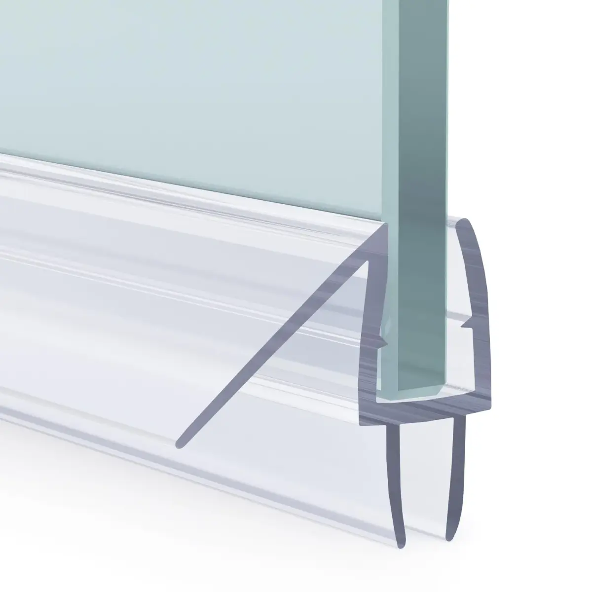 AmazerBath Shower Door Bottom Seal Strip 15.75" (39.37cm) 3-Pack | Stops Shower Leaks - main product image