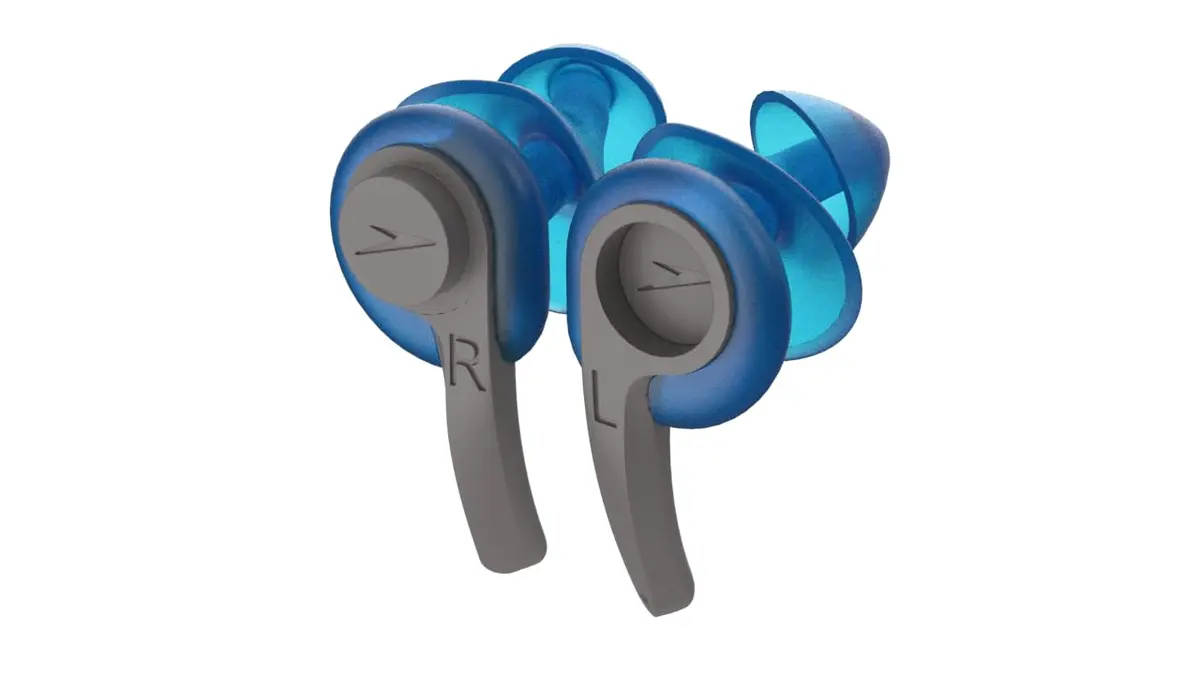 Speedo Unisex Ear Plugs for Swimming Waterproof Reusable Training | Ergonomic, Float & L&R Markings - main product image