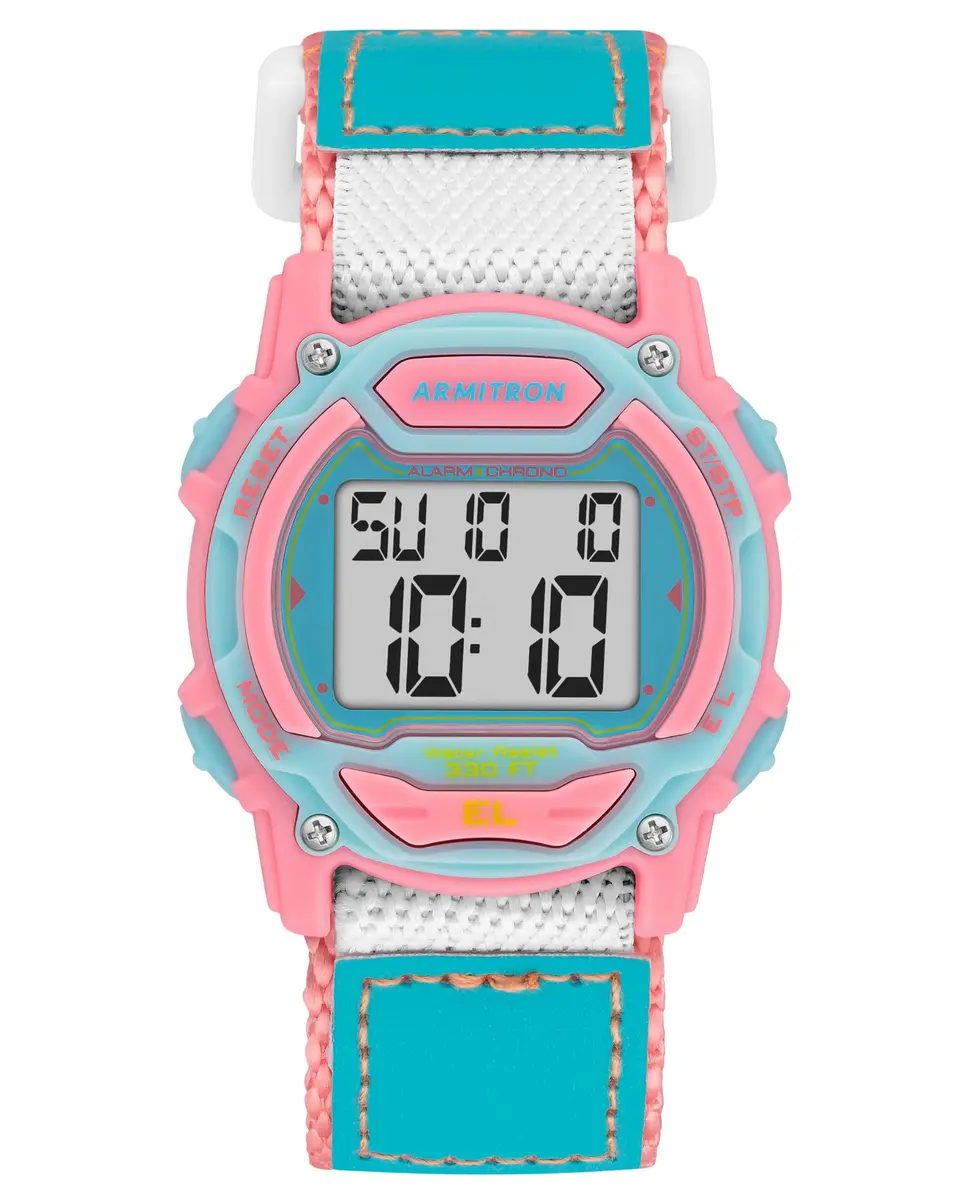 Armitron Sport Unisex Digital Chronograph Watch 40mm Nylon Strap Water-Resistant - main product image
