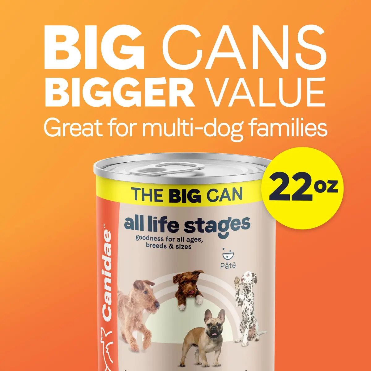 CANIDAE All Life Stages Wet Dog Food, Multi-Protein, 22 oz | Suitable for Puppies & Seniors - view 2