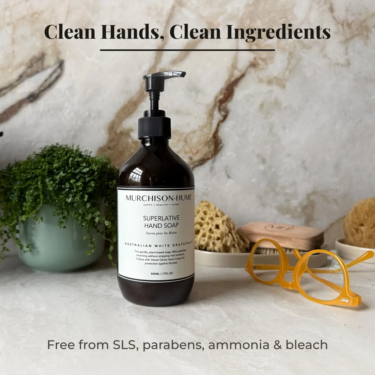 Murchison-Hume Hand Soap | Australian White Grapefruit | 17oz | Vegan, Cruelty-Free, Moisturizing - view 6
