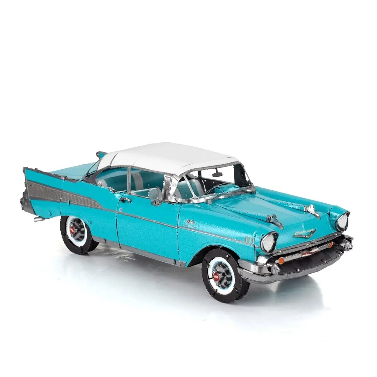Fascinations Metal Earth 1957 Bel Air 3D Metal Model Kit | Intricate Steel Design for Hobbyists (70-120 chars) - view 5