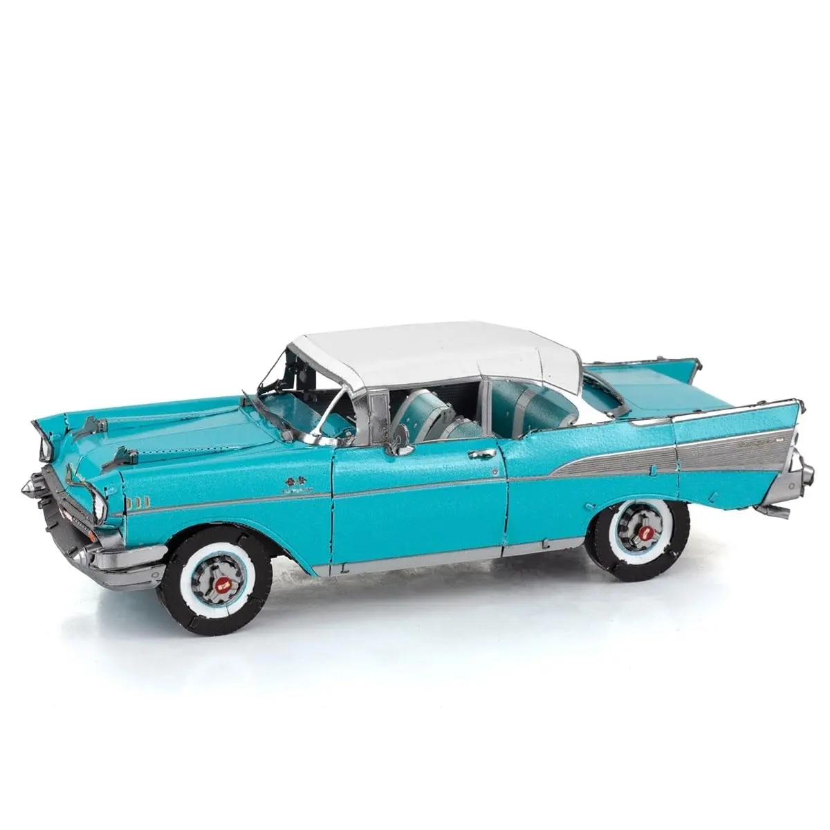 Fascinations Metal Earth 1957 Bel Air 3D Metal Model Kit | Intricate Steel Design for Hobbyists (70-120 chars) - view 2