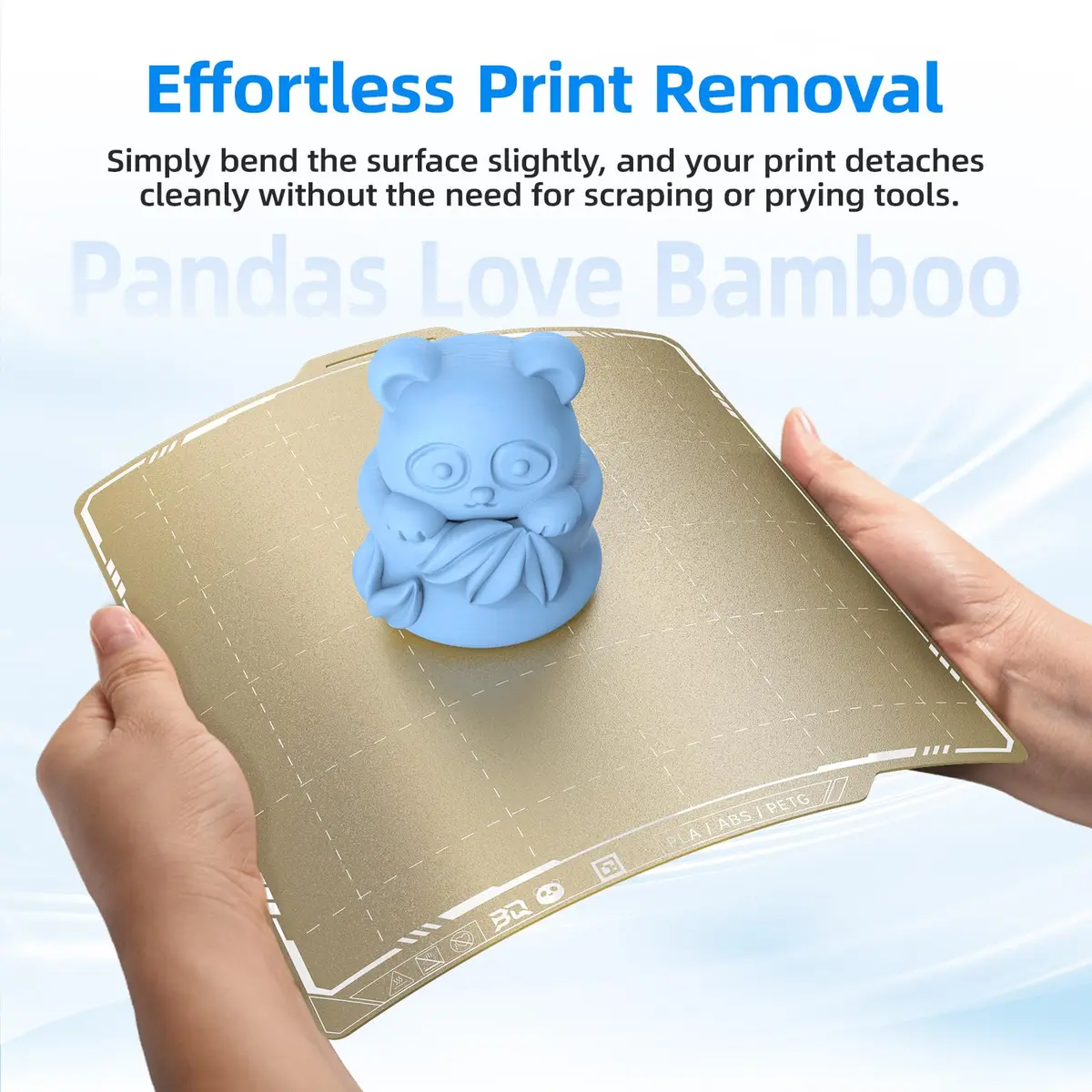 BIQU PyroGrip Double Side Textured PEI Build Plate 257x257mm | Grips Prints for Bambu Lab Printers - view 6