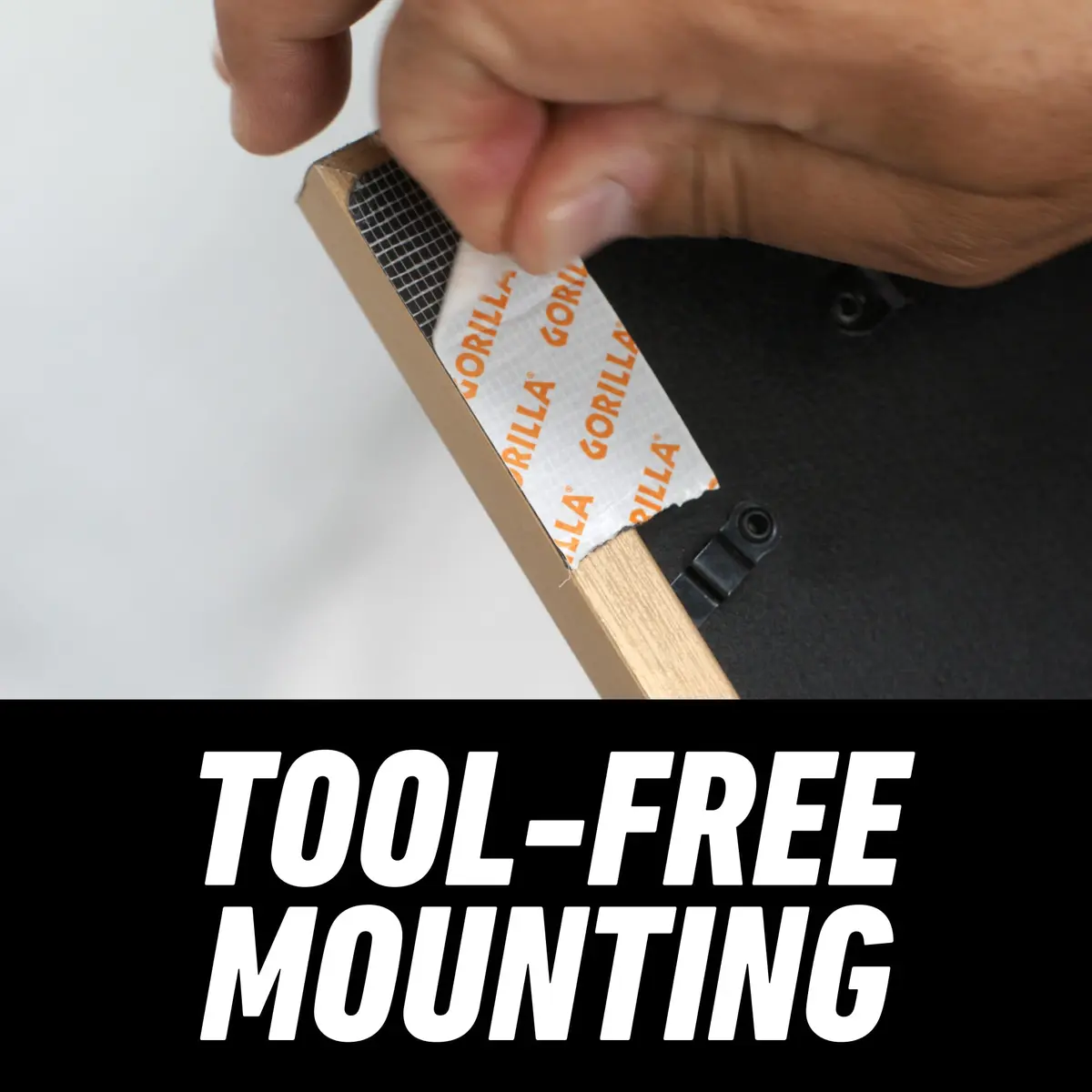 GORILLA Max Strength Heavy Duty Mounting Tape 1 in x 60 in (2.54 cm x 152.4 cm) | Holds Up to 45 lbs - view 4