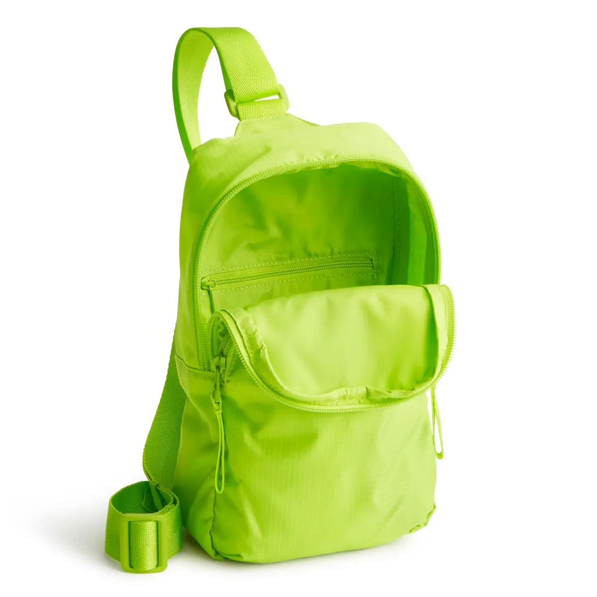 Vera Bradley Women's Ripstop Lorman Sling Backpack Lime Green | Lightweight Travel & Daily Use - view 3
