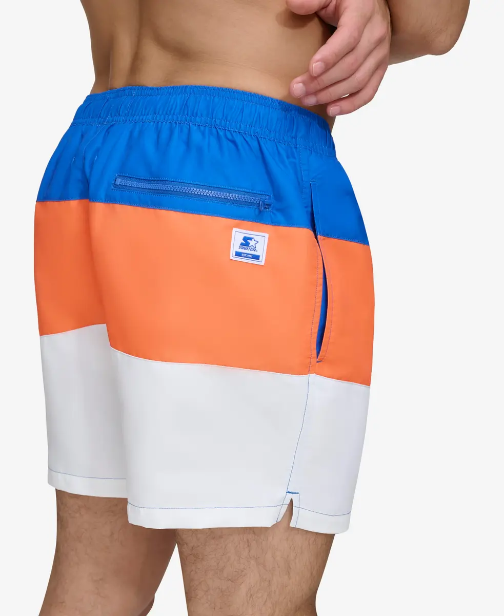 STARTER Men’s Swim Trunk Blue | UPF 40+ Lightweight Quick Dry for Summer - view 2