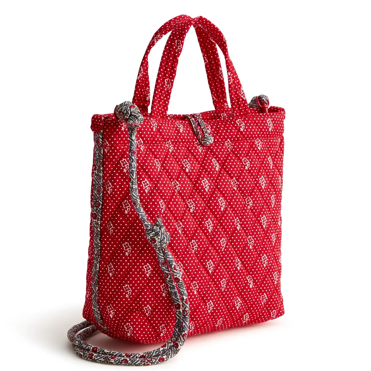 Vera Bradley Mini Cotton Tote Dotty Floral | Compact, Lightweight & Vibrant - main product image
