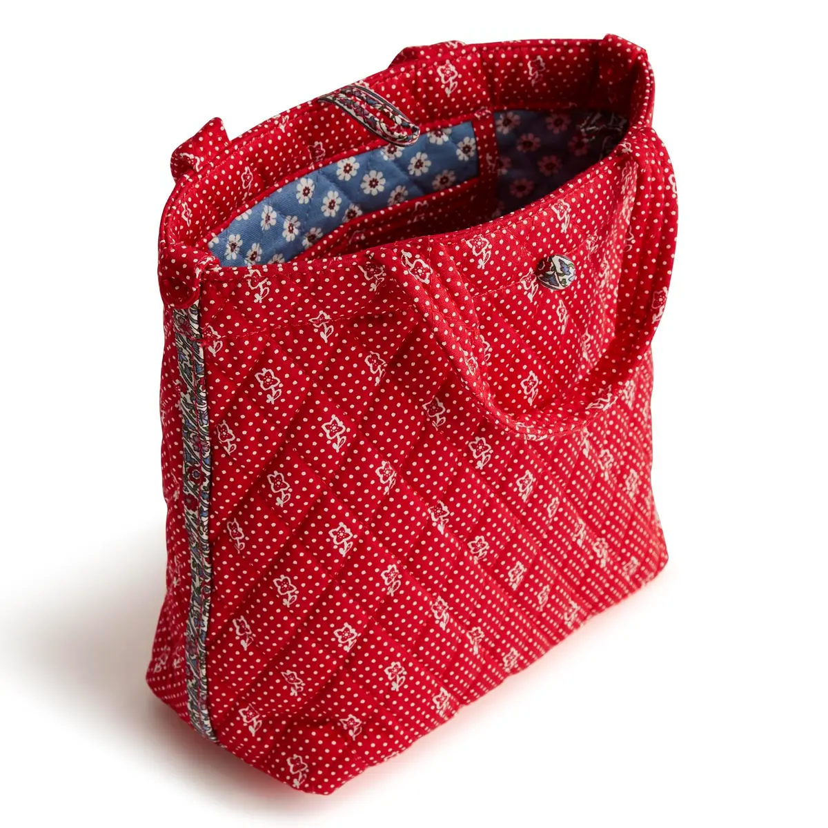 Vera Bradley Mini Cotton Tote Dotty Floral | Compact, Lightweight & Vibrant - view 5