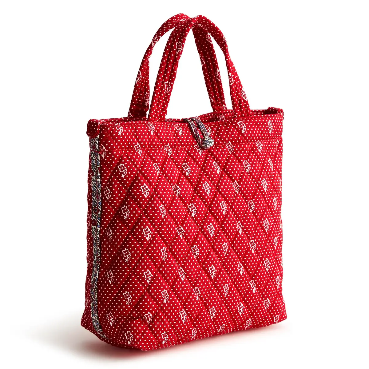 Vera Bradley Mini Cotton Tote Dotty Floral | Compact, Lightweight & Vibrant - view 4