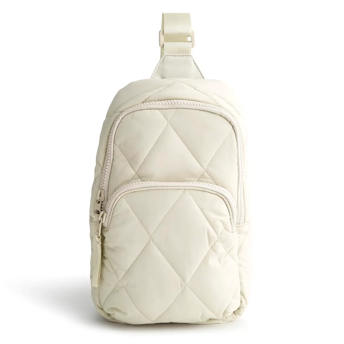 Vera Bradley Featherweight Lorman Sling Backpack | Lightweight, Water-Resistant, Pumice Stone - view 4