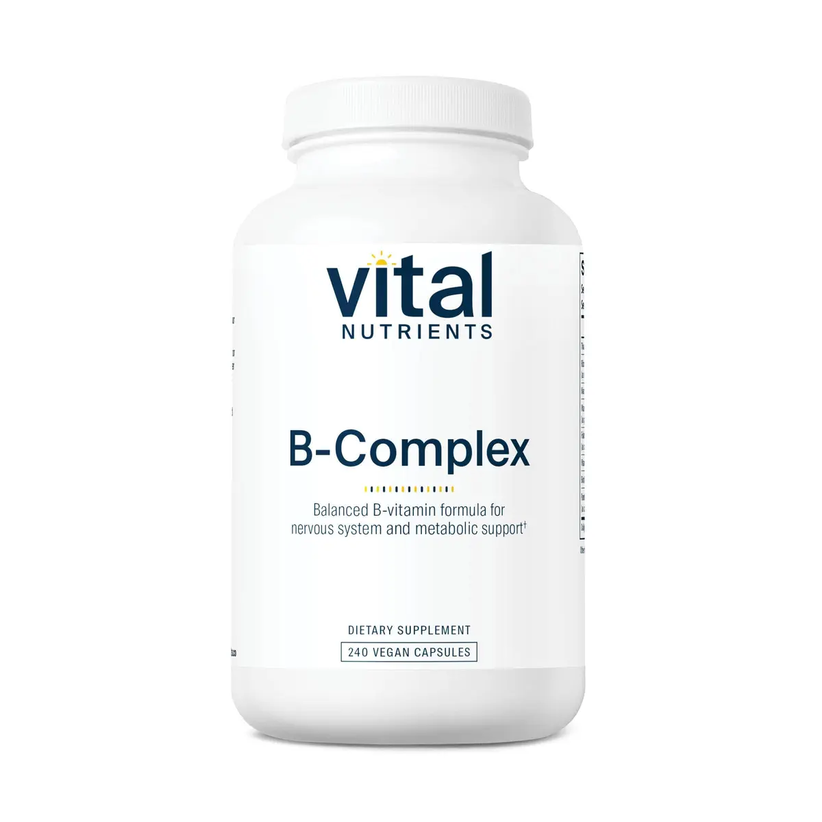 Vital Nutrients Vitamin B-Complex 240 Capsules | Supports Energy & Brain Function - main product image