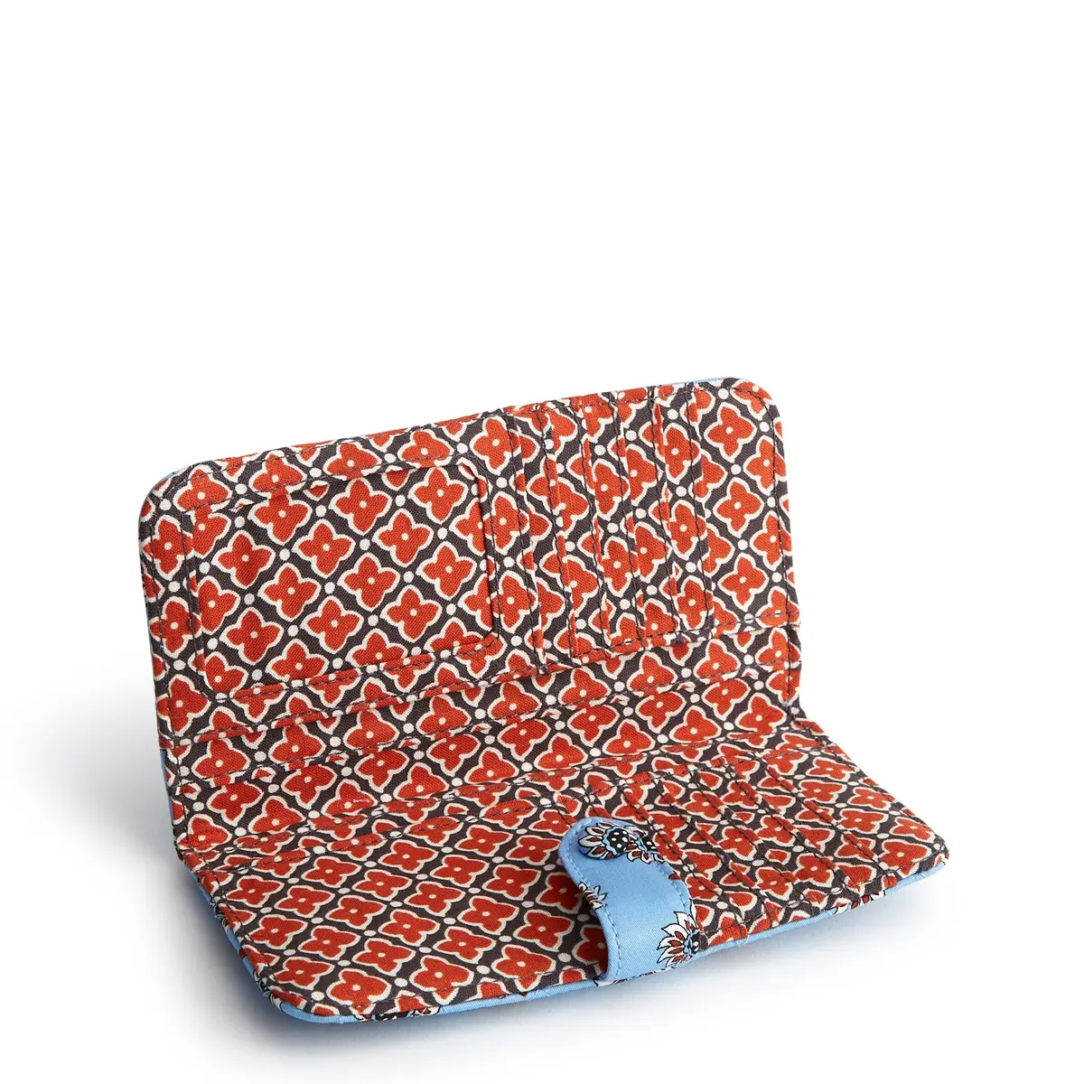 Vera Bradley Women's Premium Cotton Tab Wallet, Marrakesh Geos | Stylish, Lightweight & RFID Protected - view 3