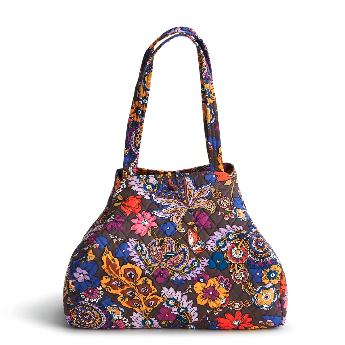 Vera Bradley Premium Cotton Hathaway Tote | Colorful Floral Design, One Size - view 6