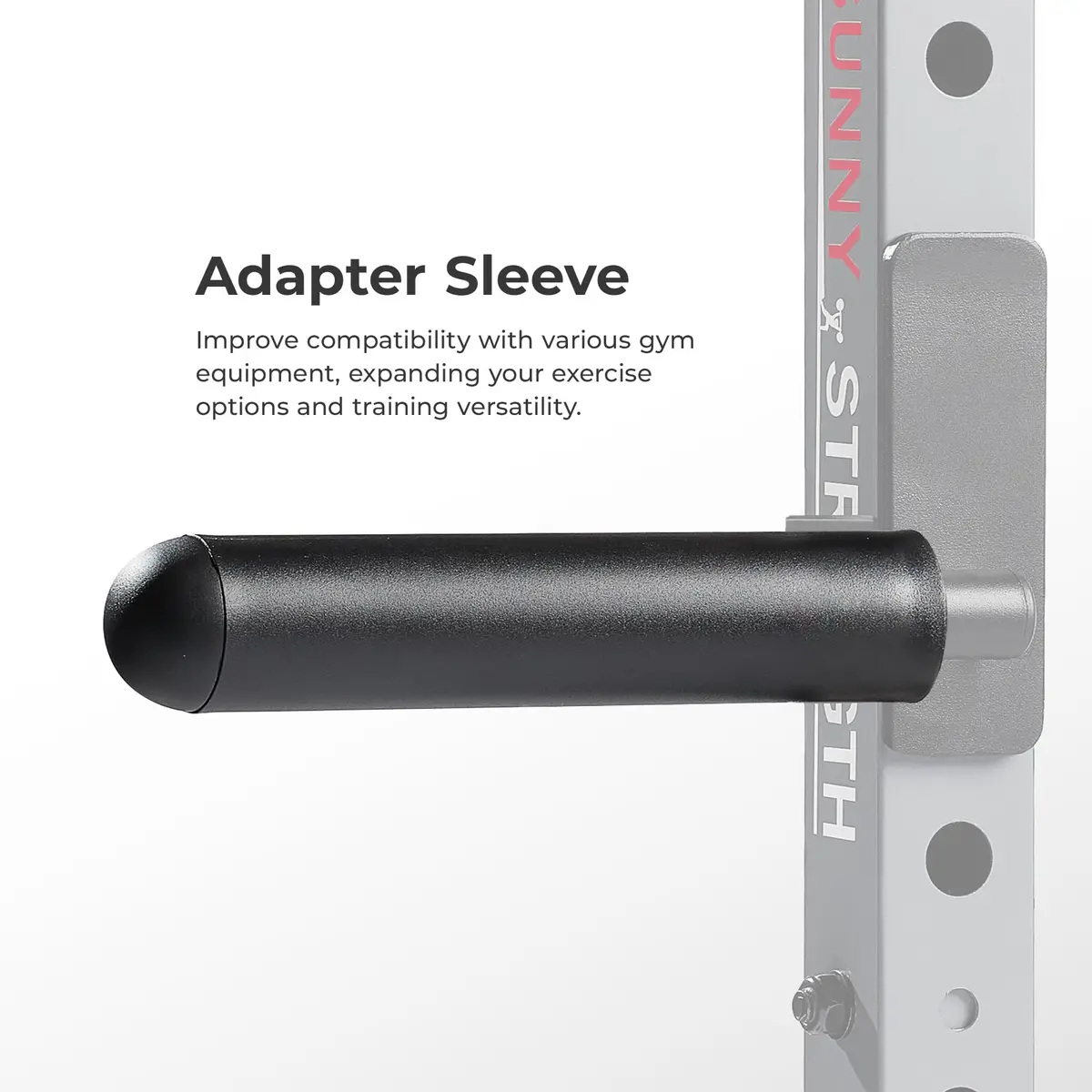 Sunny Health & Fitness Olympic Plate Sleeve Adapter 1" to 2" | Converts 1" Posts to 2" Olympic Fit - view 5